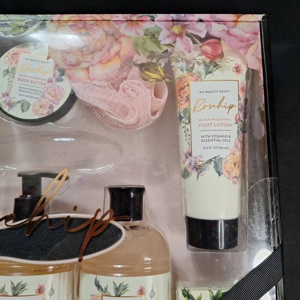 My Beauty Spot Rosehip 11pc Total Body & Foot‎ Care Collection Gift Set Xmas